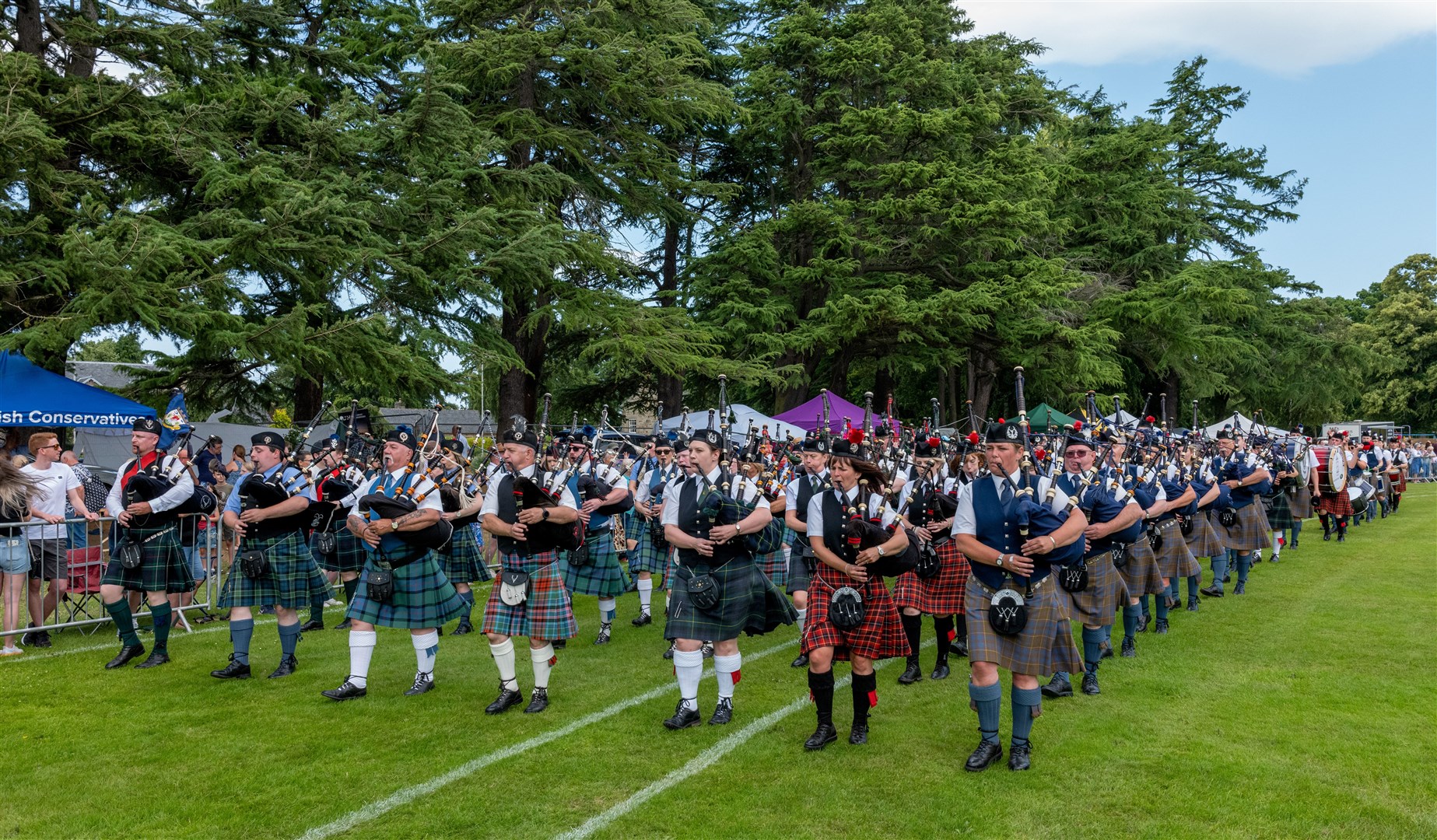 Massed Pipe Band Support 